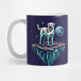 Labrador Dog in space Mug